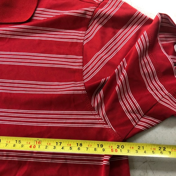 Nike Golf Tour Performance Dri-Fit Red Polo Medium - Picture 4 of 6